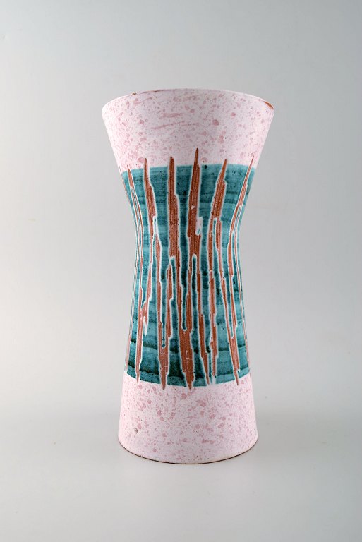 CHARLES VOLTZ for VALLAURIS vase i stentøj.
