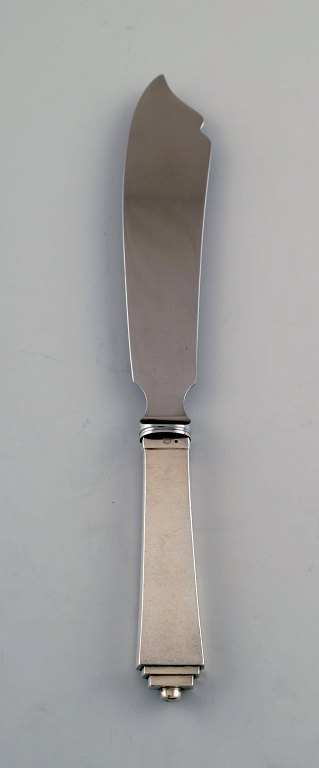 Georg Jensen Pyramid large cake knife.
