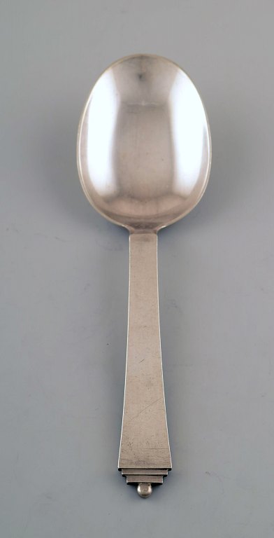 Georg Jensen sterling silver pyramid large serving spoon.
2 pcs. in stock.