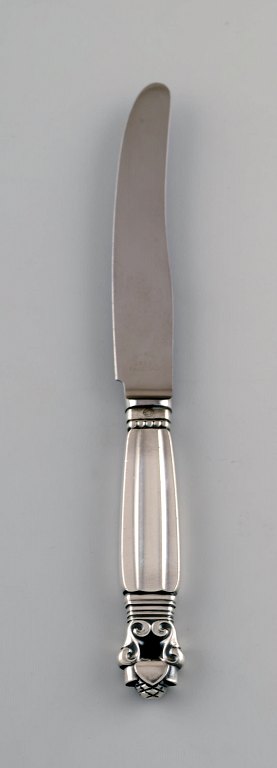 Georg Jensen "KONGE"  frugtkniv i sterlingsølv.
12 stk. på lager.