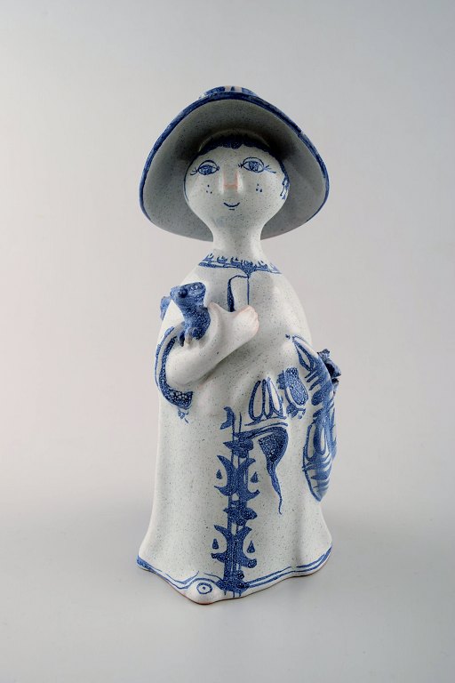 Bjørn Wiinblad unique ceramic figure. Aunt.
