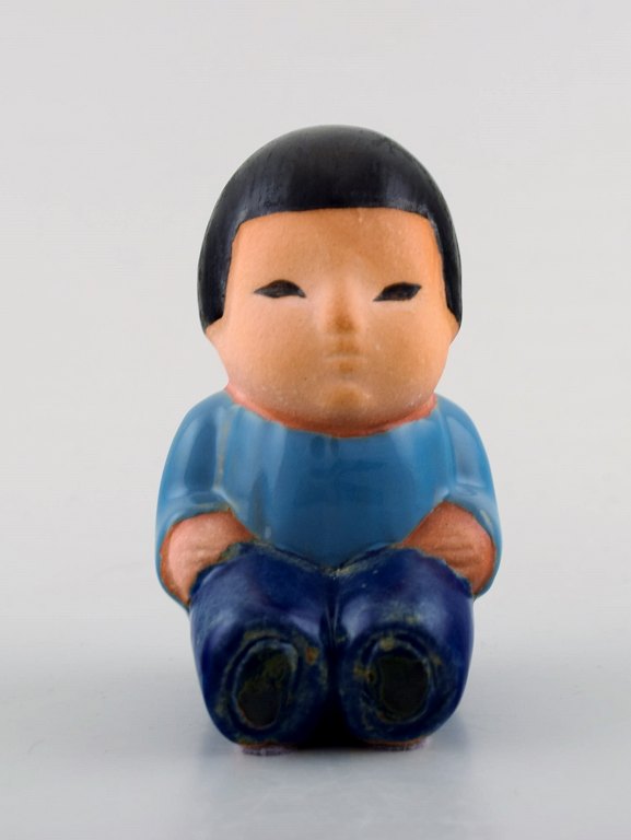 Lisa Larson for Gustavsberg. Stoneware figure from "All the world