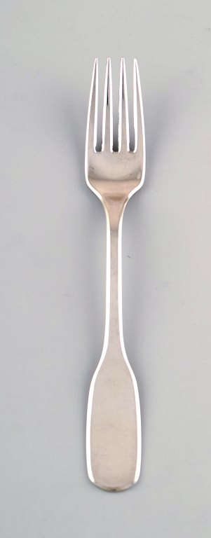 Hans Hansen cutlery Susanne lunch fork in sterling silver.
