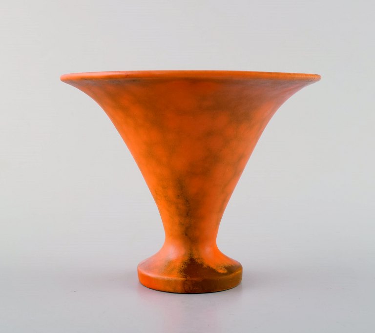 Svend Hammershøi for Kähler, HAK. Vase in glazed stoneware.
