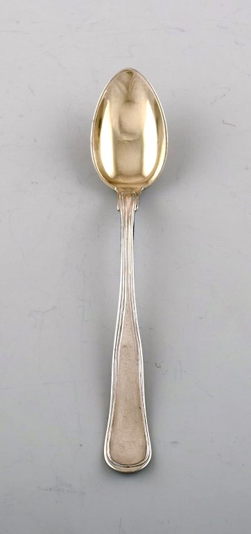 Cohr (Denmark) teaspoon, double rifle cutlery of three-tower silver. 1920 / 
30