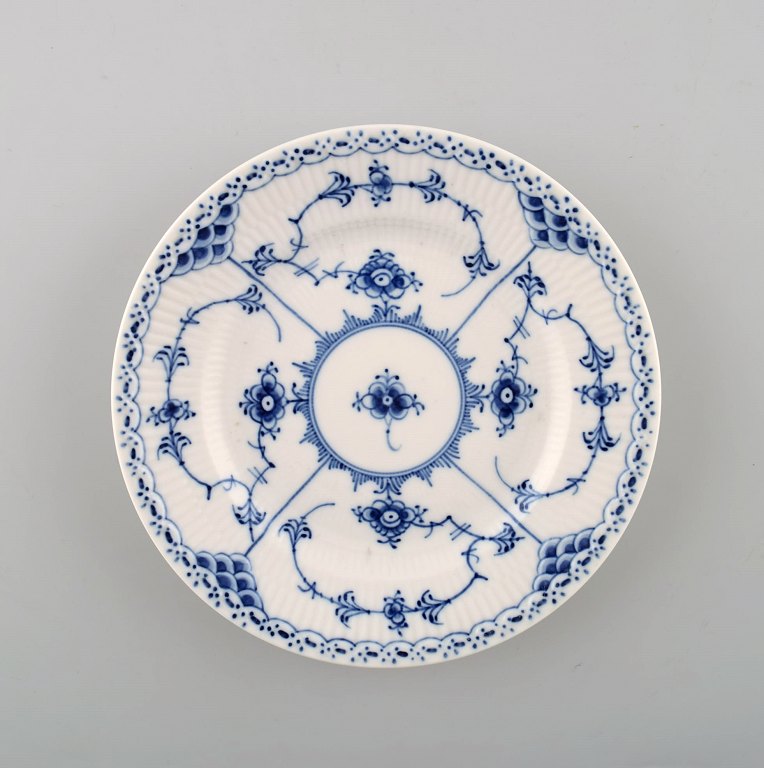 Royal Copenhagen Blue Fluted Half Lace Plate # 1/575.
