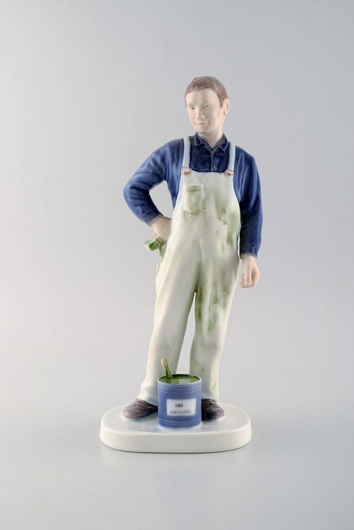 Rare Bing & Grondahl / B&G porcelain figure. Painter.
