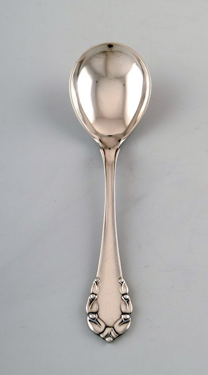 Georg Jensen "Lily of the valley" sugar spoon in sterling silver.
