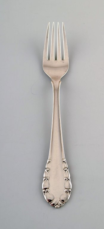 Georg Jensen "Lily of the Valley" dinner fork in sterling silver.
