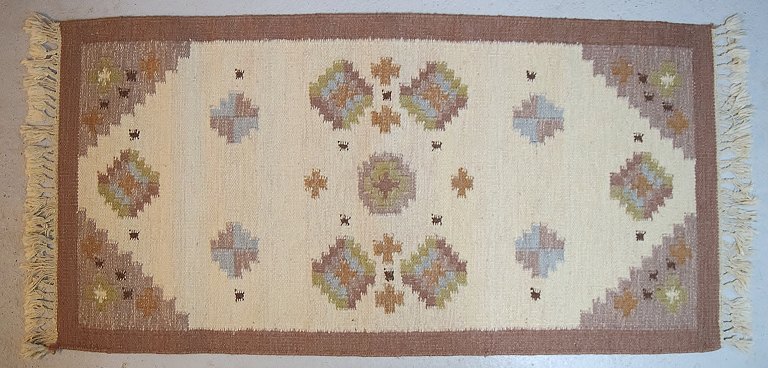 RÖLAKAN rug, Swedish design. 1960/70s. wool carpet.