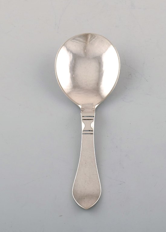Georg Jensen Continental jam spoon, hand hammered. 1926.
