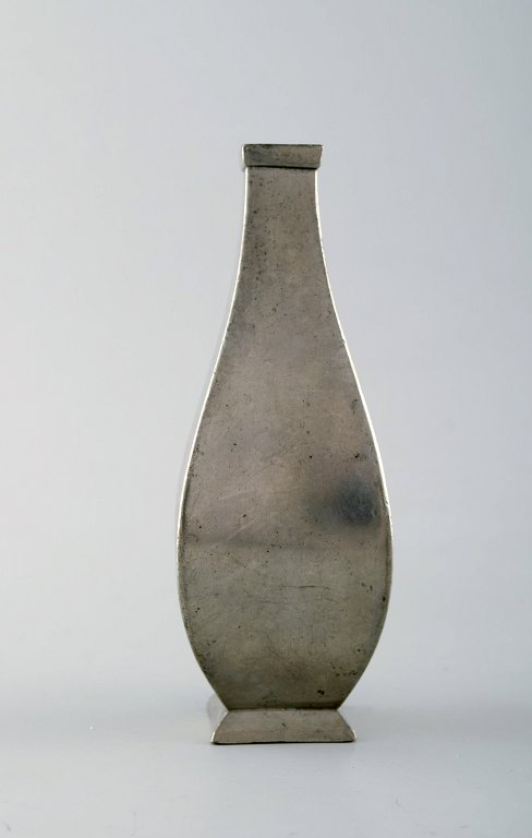 Just Andersen art deco pewter vase. 1930