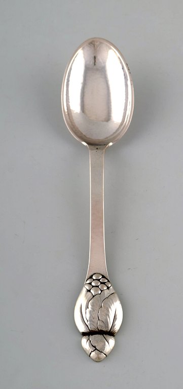 Evald Nielsen number 6, serving spoon in all silver. 1920