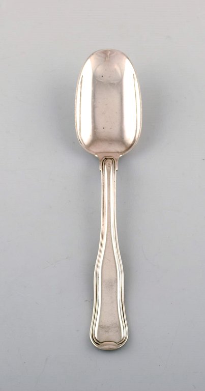 Rare Georg Jensen Old Danish dessert spoon in sterling silver. 
