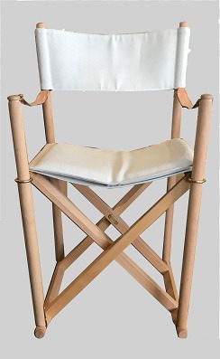 Folding Chair, MK 99200Rud. RasmussenBeech, light kanvasPerfect conditionMogens Koch1