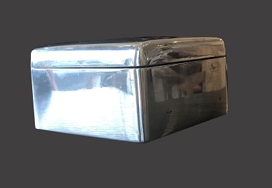 Box, silverSilver, 830 SW: 9 cm, L: 9 cm, H: 5,5 cmGood condition