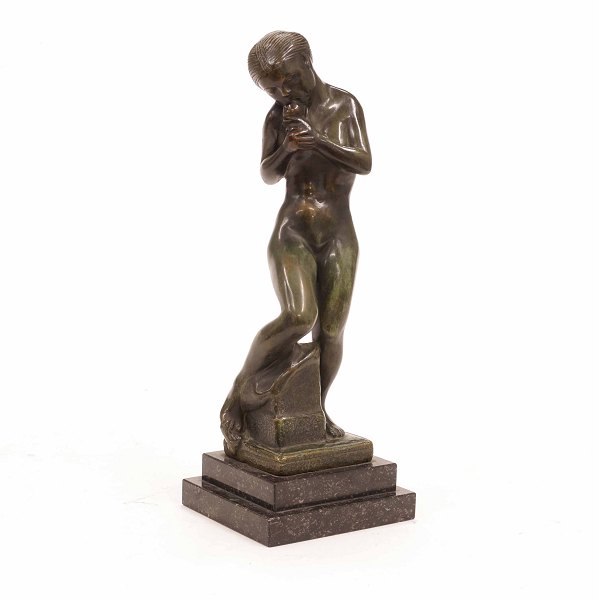 Kai Nielsen, Denmark, 1882-1924: Sculpture, bronze. Signed.
H: 34cm