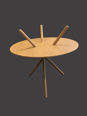 Micado table
Fredericia Furniture
Oak
D:60 cm, H: 49 cm
Good condition
Cecilie Manz
