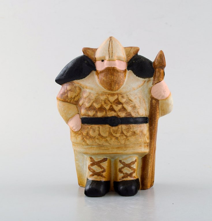 Lisa Larson for Gustavsberg. Viking in glazed ceramics. 20th century.
