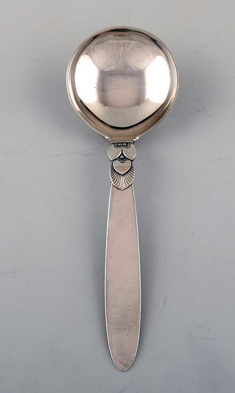 Georg Jensen "Cactus" boullion spoon in sterling silver. Two pieces in stock.
