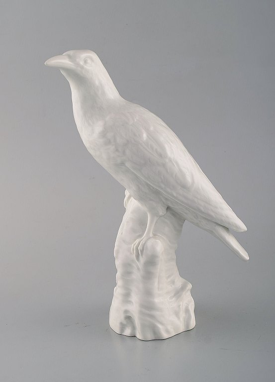 KPM, Berlin. Antique blanc de chine figur. bird. 19th century.
