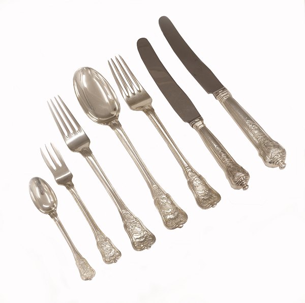 Ole Hagen for A. Michelsen: "Rosenborg"-sterlingsilver cutlery. (123)