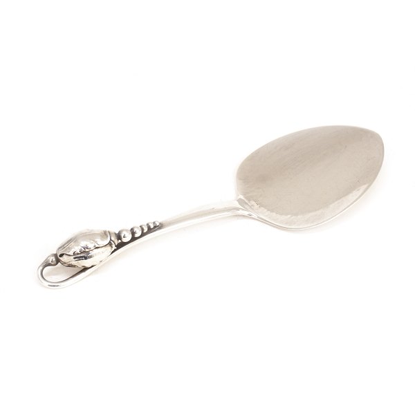 Georg Jensen sterlingsølv Magnolia kagespade #84. Periode 1933-44. L: 18,5cm