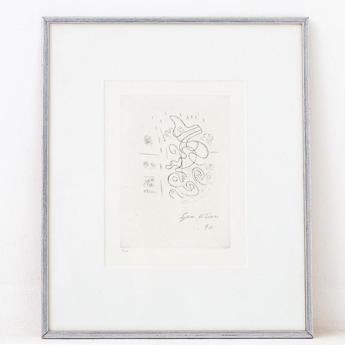 Ejler Bille Radering (A27)1 pc. in stockOriginal condition