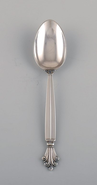 Georg Jensen Acanthus spoon in sterling silver.
