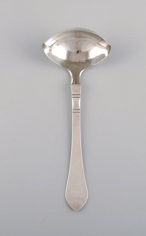 Georg Jensen Continental sauce spoon in sterling silver. Dated 1945-1951.
