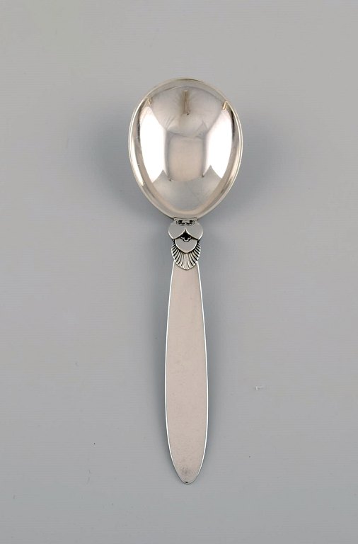 Georg Jensen Cactus jam spoon in sterling silver.
