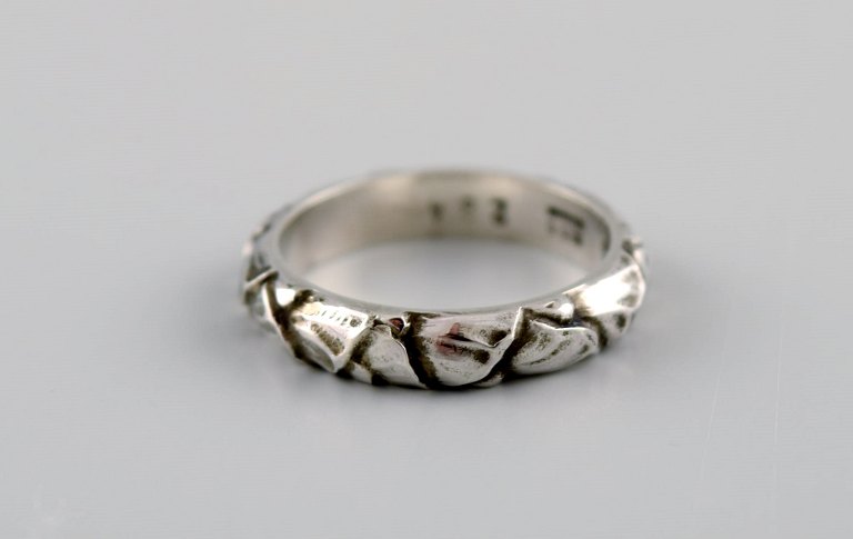 Georg Jensen ring in sterling silver. Model 28A. Late 20th century.
