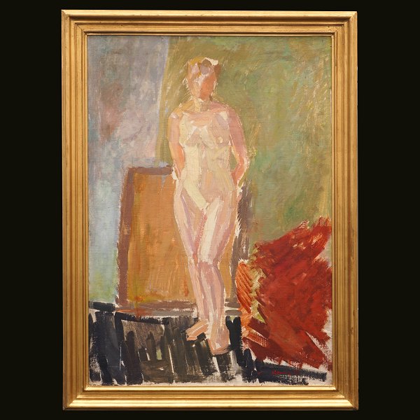 Preben Hornung, 1919-89, oil on canvas. Signed and dated "Hornung 43". Visible 
size: 96x65cm. With frame: 111x80cm