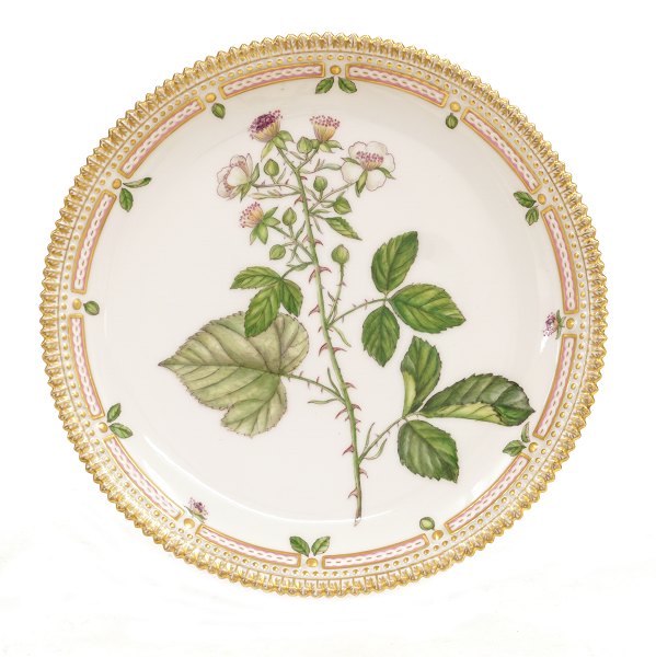 Flora Danica tray. "Rubus vestitus Whe". #3566. D: 24cm