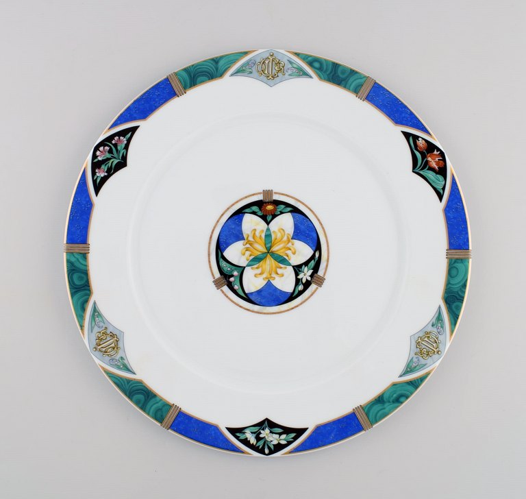 Limoges, Frankrig. Christian Dior "Dioricis" jubilæumsfad i porcelæn. 
1960/70