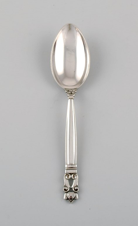 Georg Jensen Konge dessertske i sterlingsølv. Seks stk på lager.
