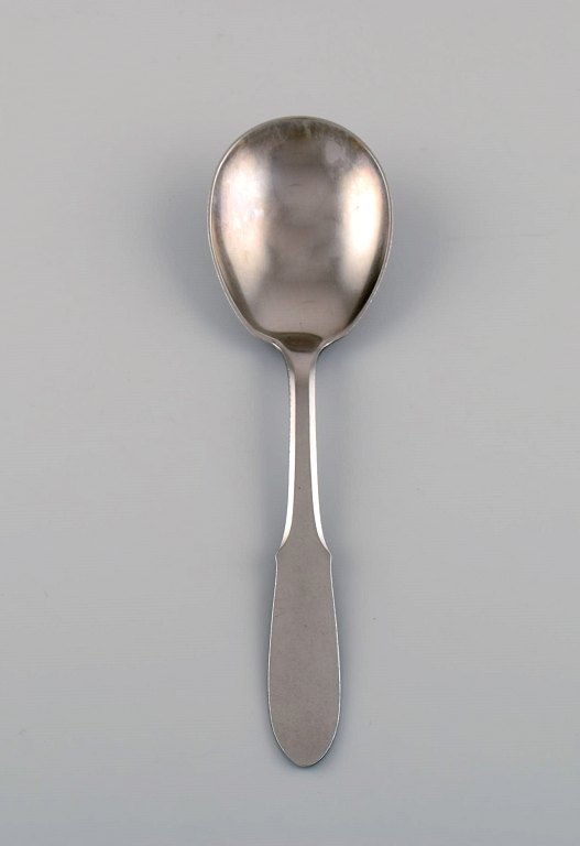 Gundorph Albertus for Georg Jensen. Mitra serving spoon in stainless steel. 
1970s.
