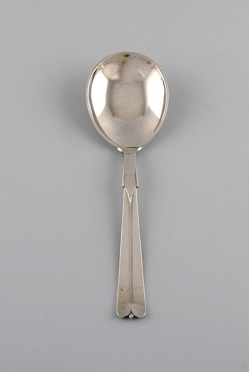 Hans Hansen silverware no. 7. Art deco jam spoon in silver (830). Dated 1936.
