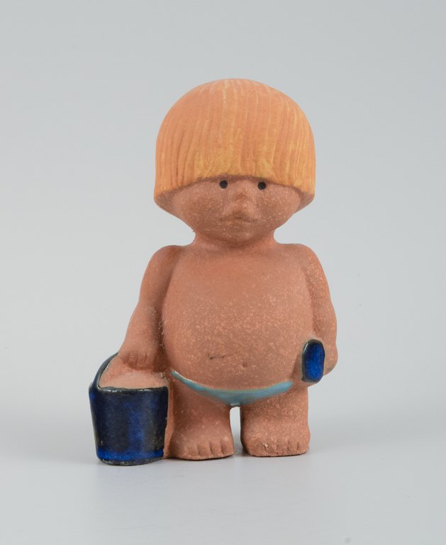 Lisa Larson for Gustavsberg. Stoneware figure from "All the world