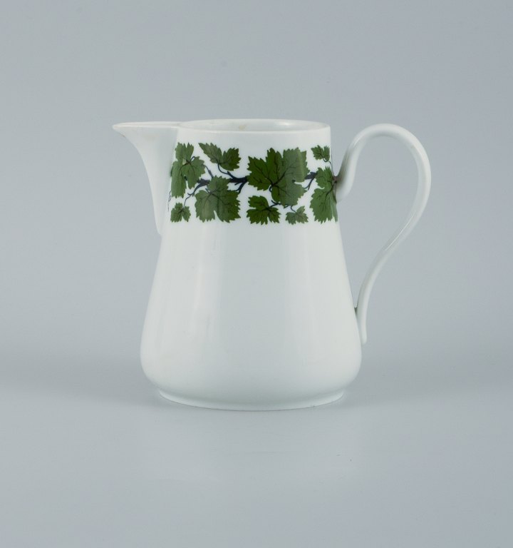 Meissen Green Ivy Vine. Mælkekande i håndmalet porcelæn.