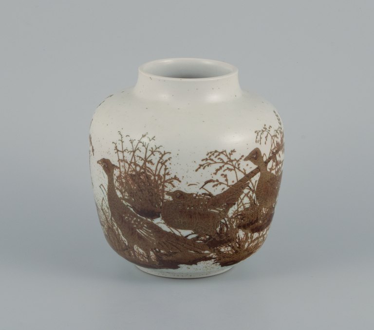 Nils Thorsson for Royal Copenhagen, earthenware vase.