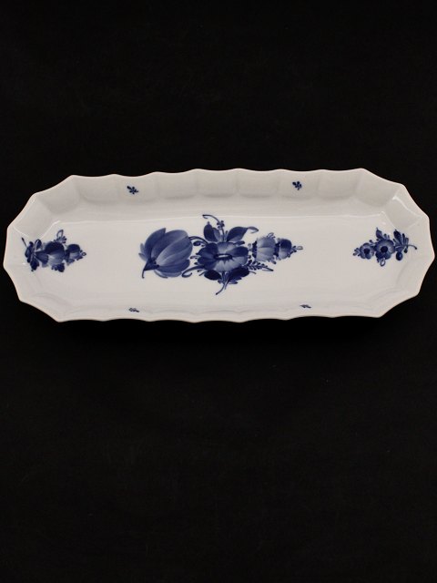 RC blue flower flutes/roulade dish 10/8609