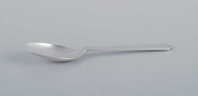 Georg Jensen Pyramid dessert spoon.