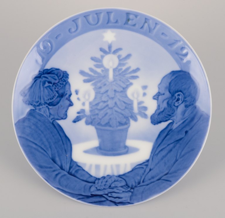 Royal Copenhagen juleplatte fra 1912.