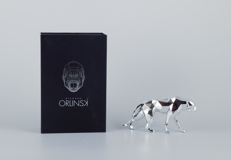Richard Orlinski for Neamedia Icons, Panther made of polished aluminum.
