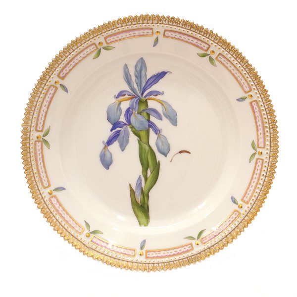 Royal Copenhagen Flora Danica plate 3550. "Iris spuria L"
D: 22cm