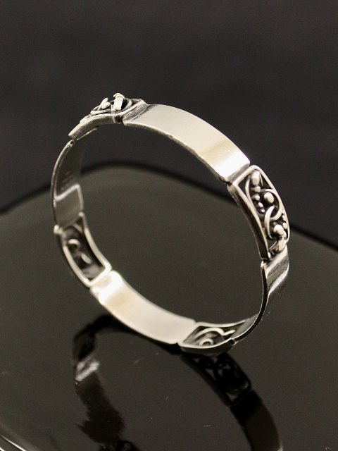 Sterling sølv air deco armring