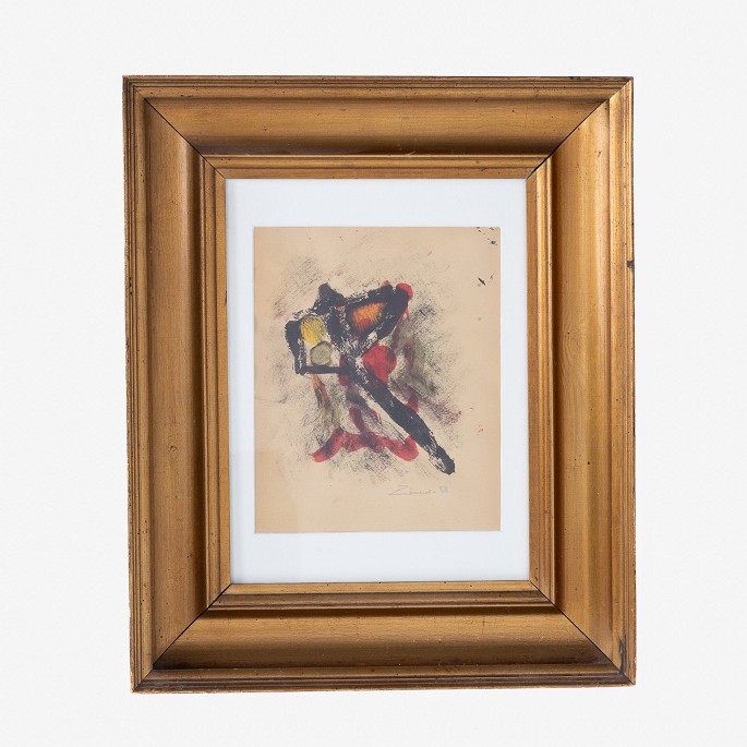 Hans Peter Zimmer
Signed gouache in wide gold frame. From 1958.
1 pc. in stock

