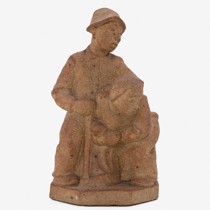 Alexander Klingspor / Royal Copenhagen
Sculpture of man and wife in unglazed stoneware.
1 pc. in stock
