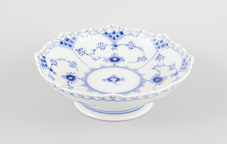 Royal Copenhagen Musselmalet Helblonde, lav opsats.